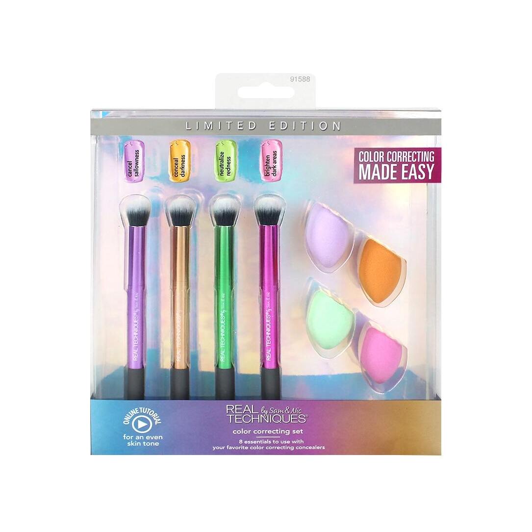 Набор цветных кистей и спонжей для макияжа Color Correcting Set купить в VISAGEHALL
