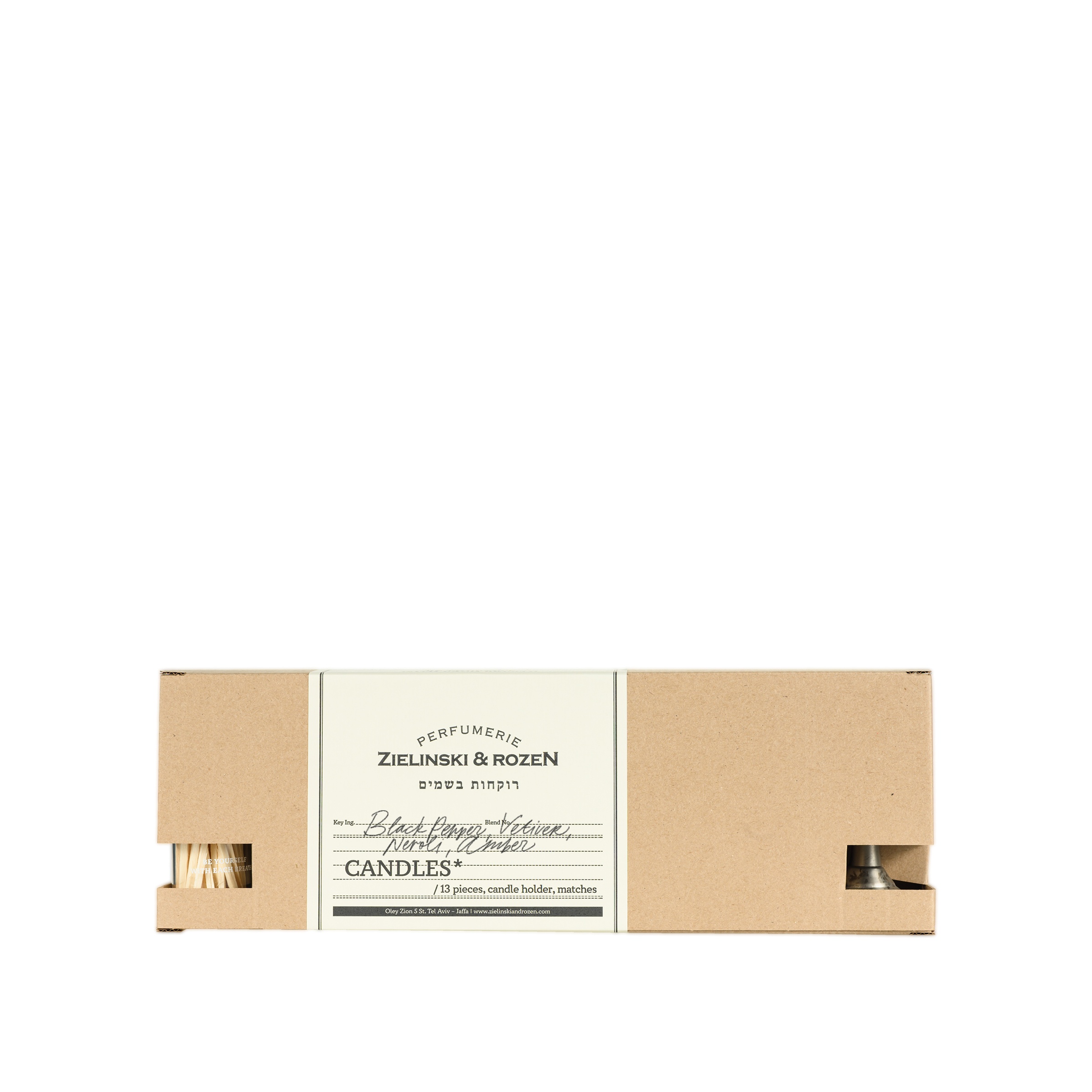 Свеча в наборе Черный Перец, Ветивер, Нероли, Амбра купить в VISAGEHALL