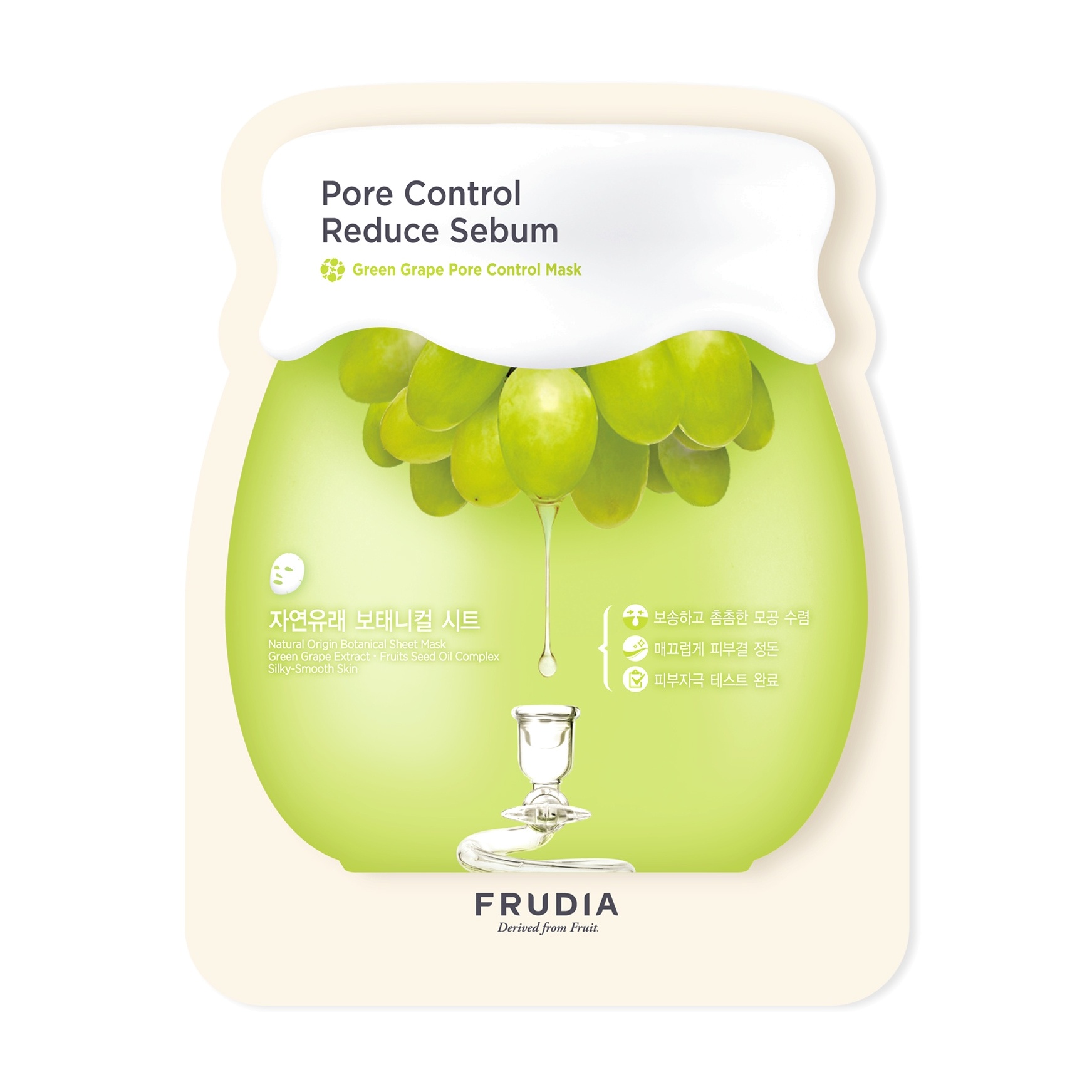Маска себорегулирующая с зеленым виноградом Green Grape Pore Control Mask купить в VISAGEHALL