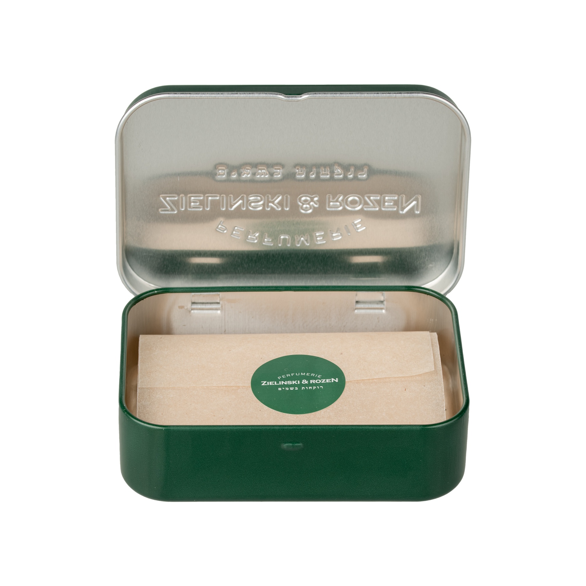 Твердое мыло в алюминиевой коробке Кожа, Кедр купить в VISAGEHALL