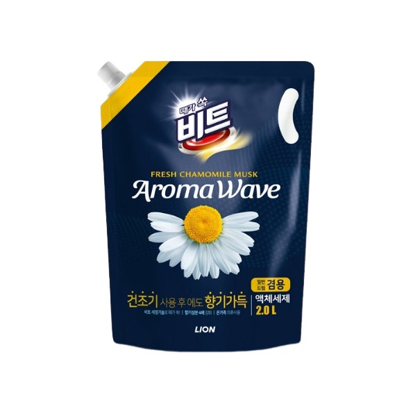 Cредство жидкое для стирки свежая ромашка (сменный блок) Aroma Wave 