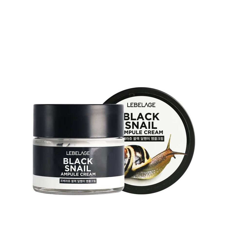 Крем ампульный для лица и шеи с муцином чёрной улитки 70мл