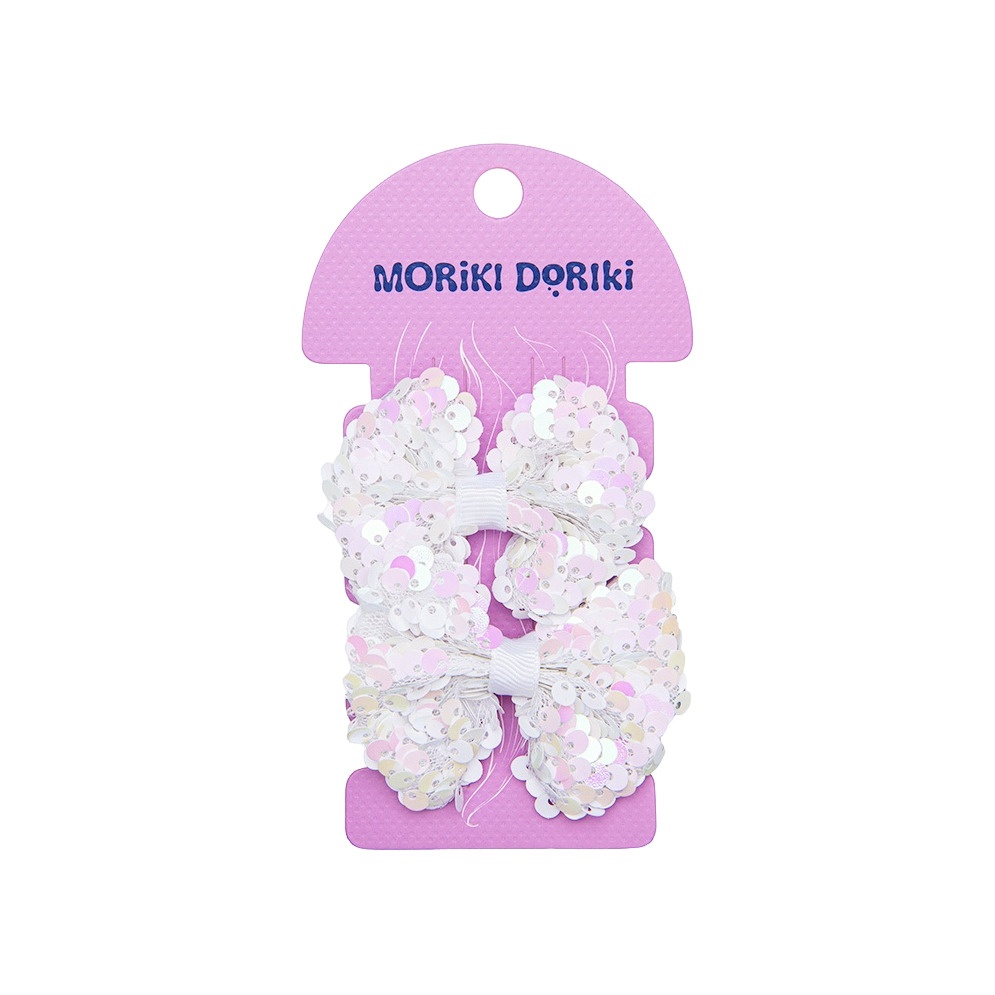 Резинки для волос детские Перламутровые бантики