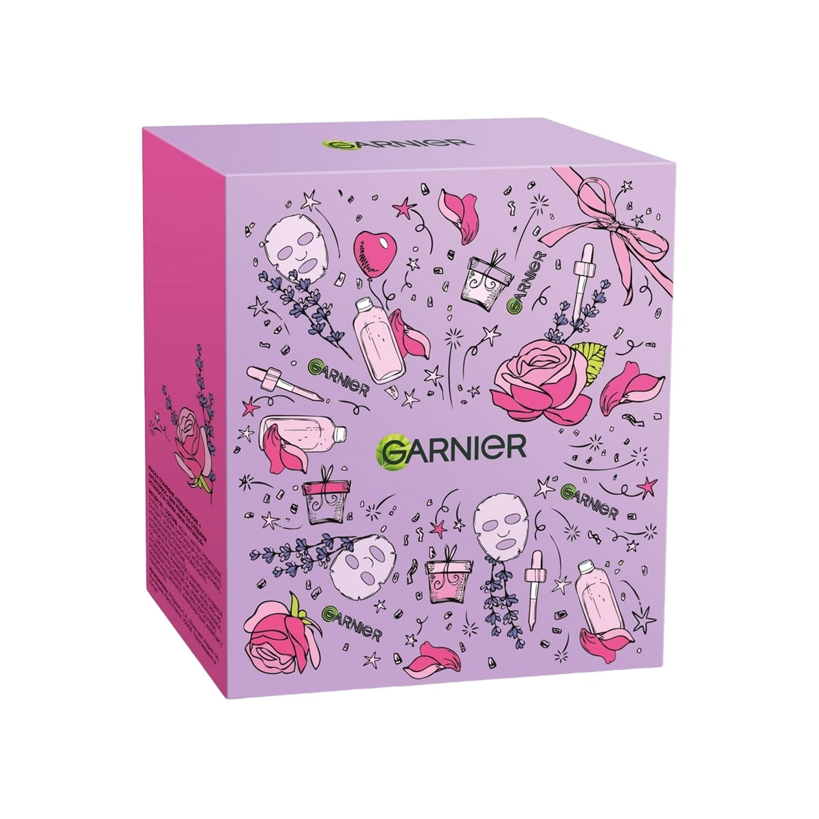 Набор подарочный Тоник для лица роза + Маска тканевая лаванда  купить в VISAGEHALL