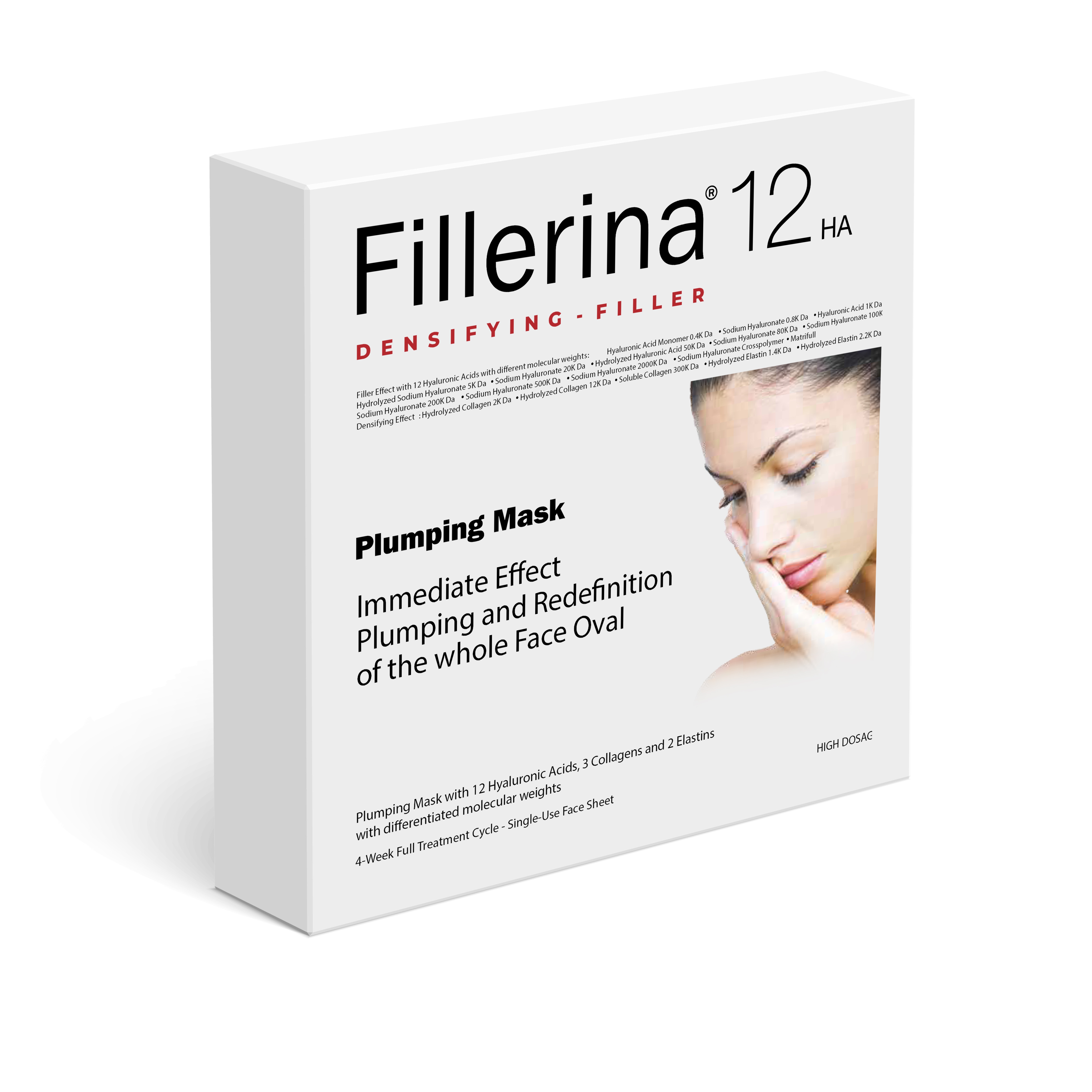 Маска для лица тканевая 12 HA Plumping Mask купить в VISAGEHALL