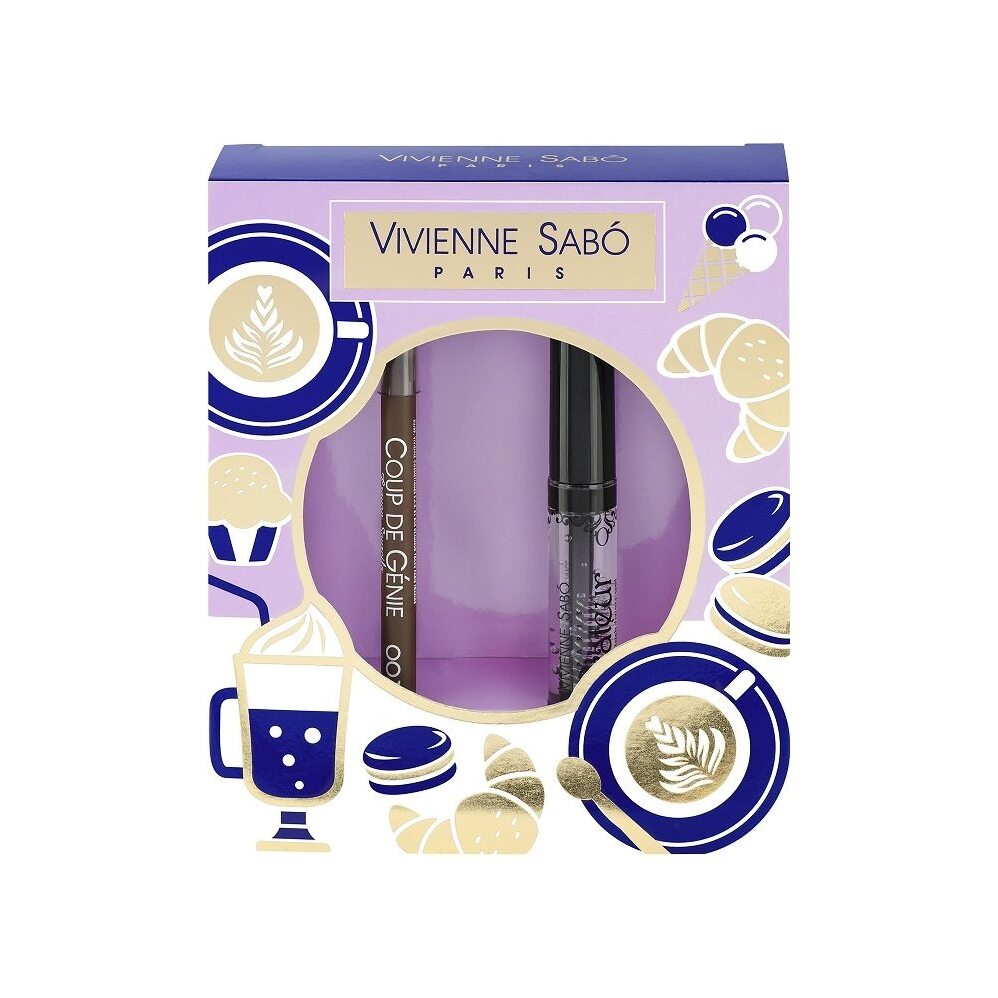 Набор Карандаш для бровей 001 + Гель для бровей Fixateur