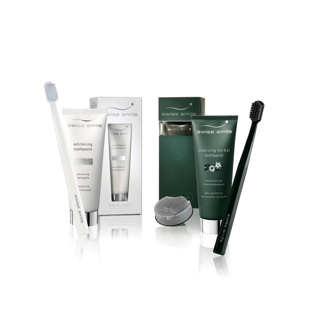 Набор для отбеливания и восстановления зубов: День и Ночь