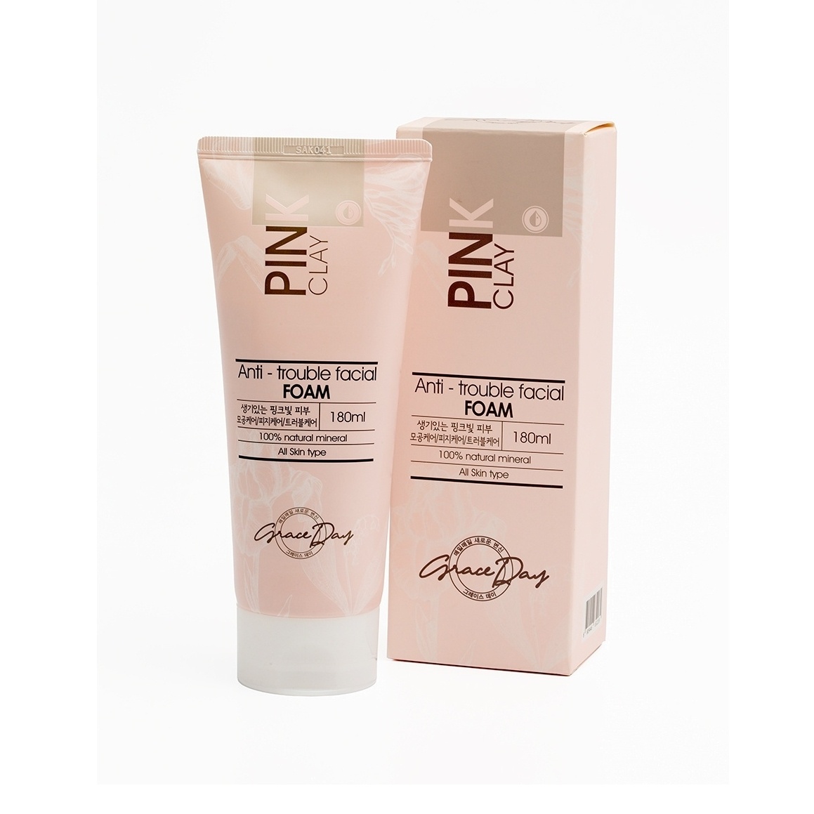 Пенка для умывания с розовой глиной купить в VISAGEHALL