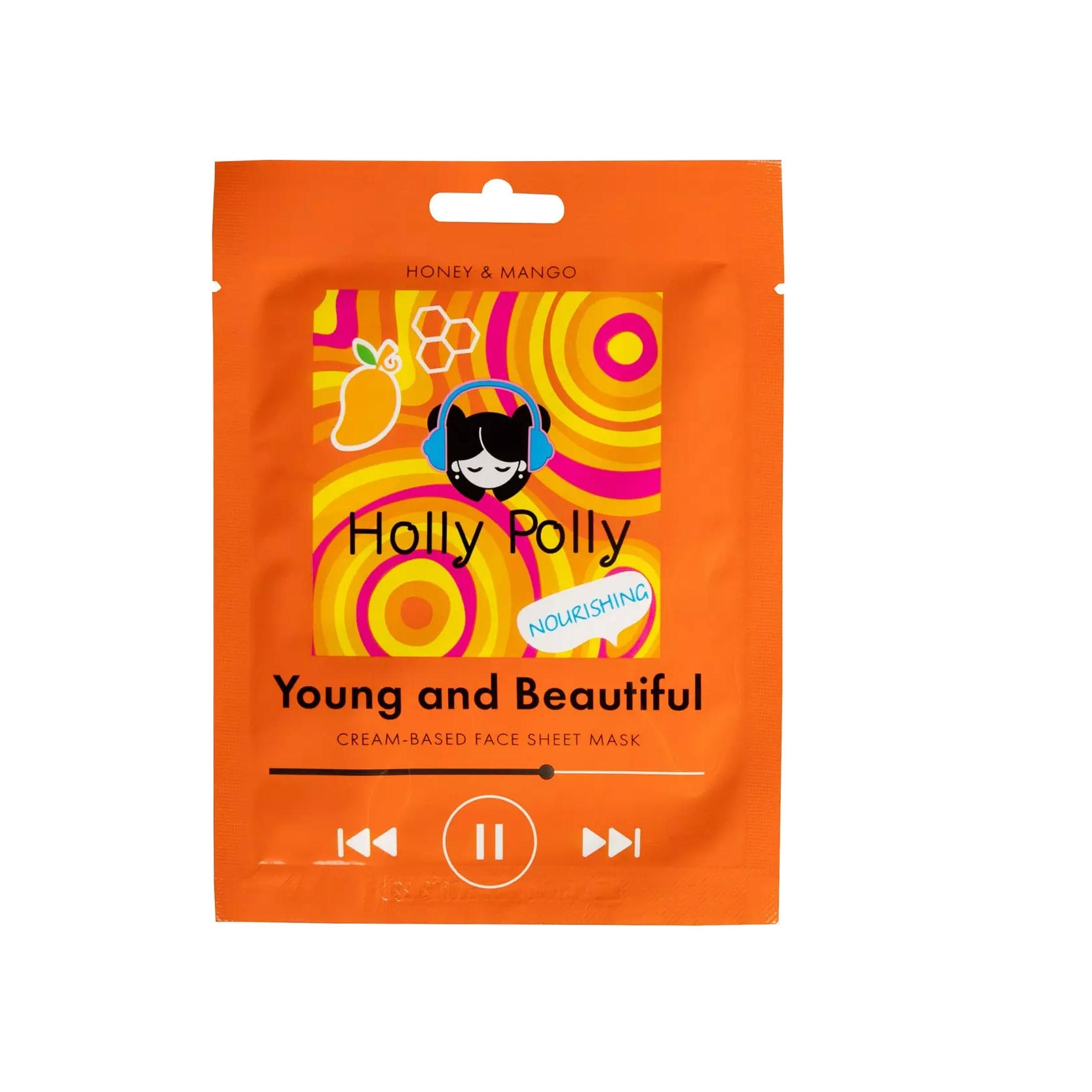 Маска для лица тканевая на кремовой основе с Медом и Манго купить в VISAGEHALL