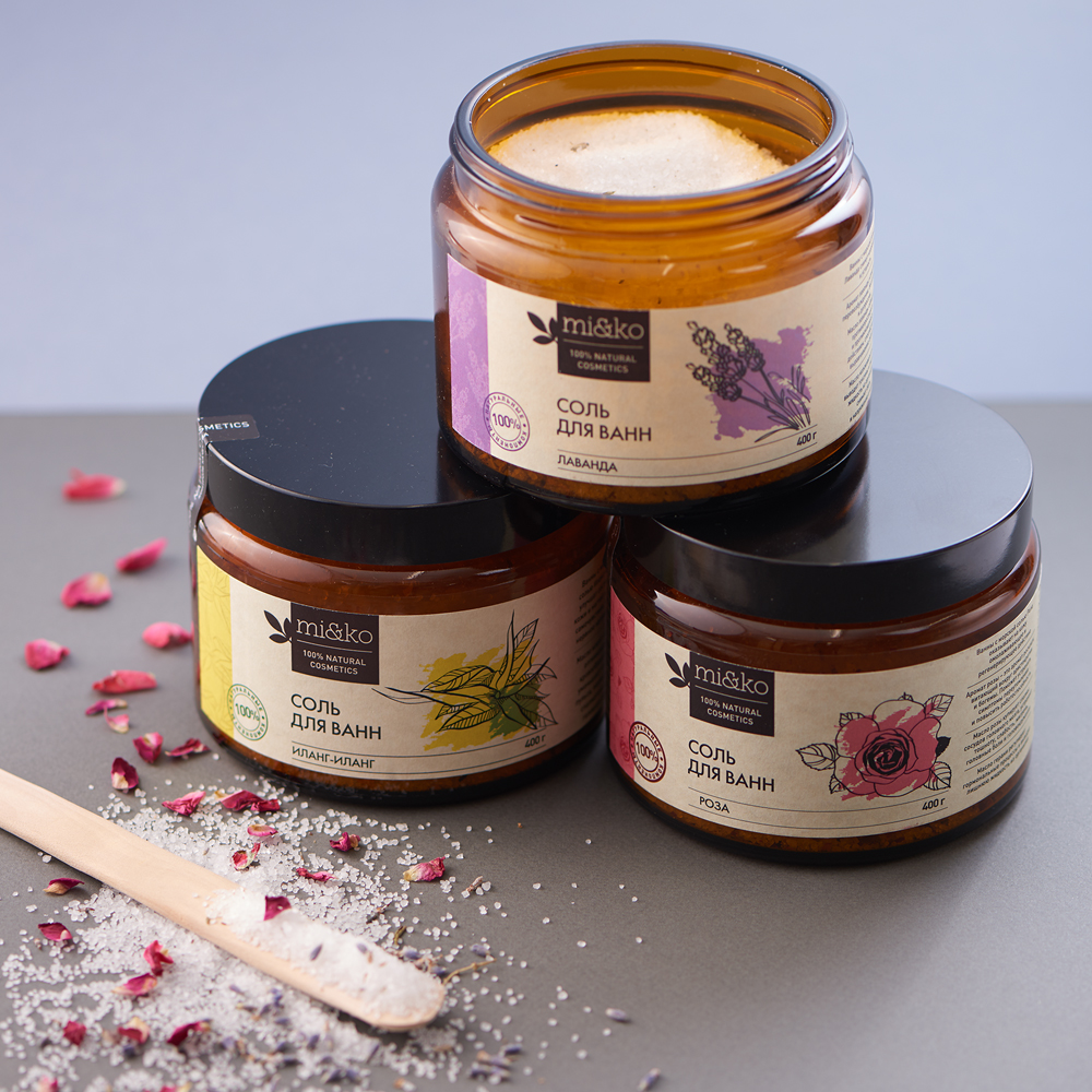 Соль для ванн Роза купить в VISAGEHALL