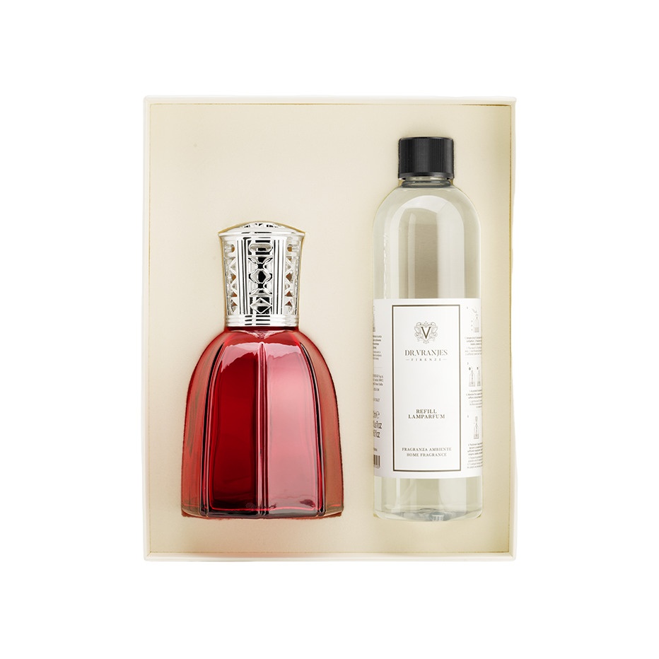 Набор Rosso Nobile: Аромалампа рубиновая + Наполнитель 500мл