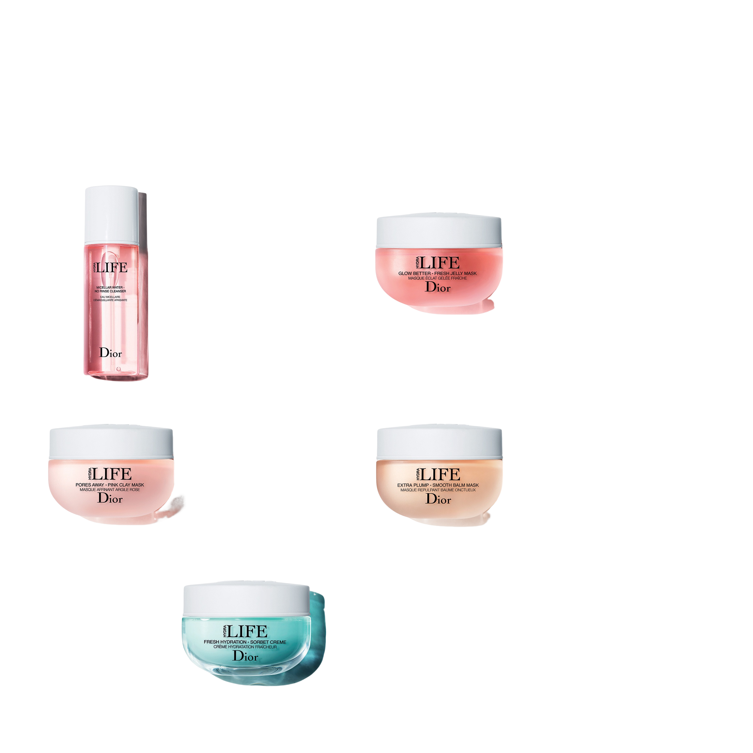 HYDRA LIFE~Маска для лица сужающая поры с розовой глиной купить в VISAGEHALL