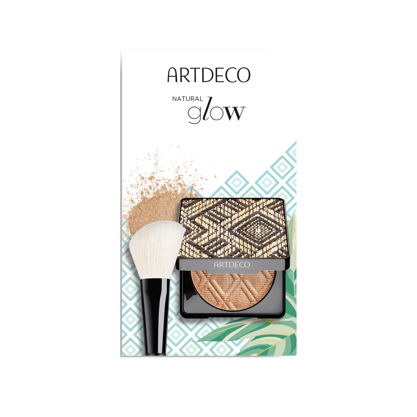 Набор: Пудра-хайлайтер бронзирующая Glow Bronzer + Кисть для пудры  купить в VISAGEHALL