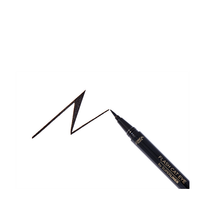 Подводка для глаз Superliner Cat Eye с трафаретом 01 черный купить в VISAGEHALL