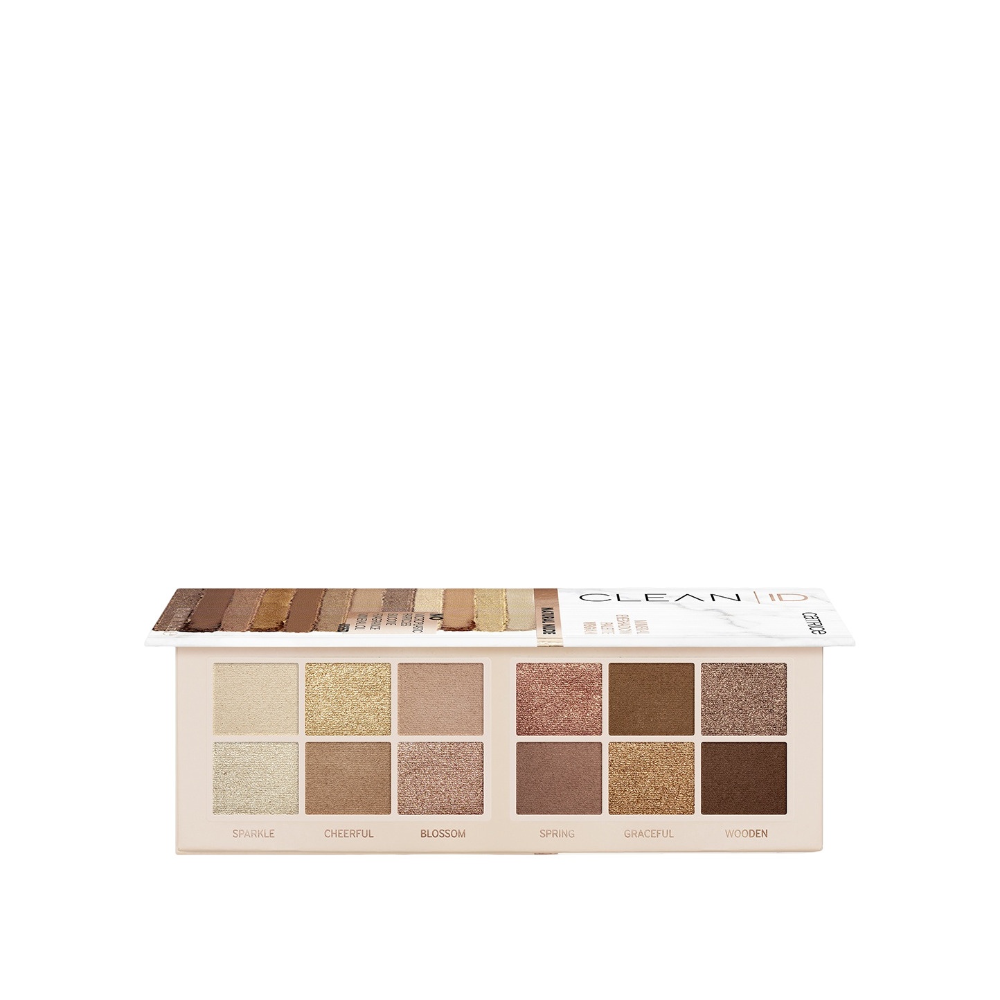 Палетка теней для век Natural Nude Clean ID  купить в VISAGEHALL