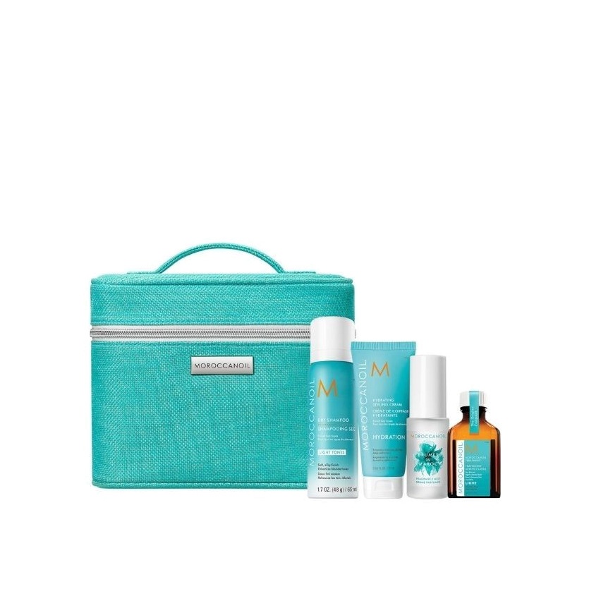 Набор дорожный Style: масло восстанавливающее+сухой шампунь для светлых волос+крем для укладки+мист