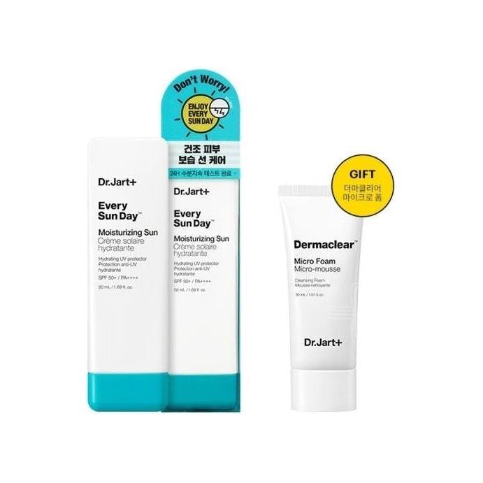 Набор: Крем для лица экстраувлажняющий SPF50 50мл + пенка для умывания Dermaclear 30мл