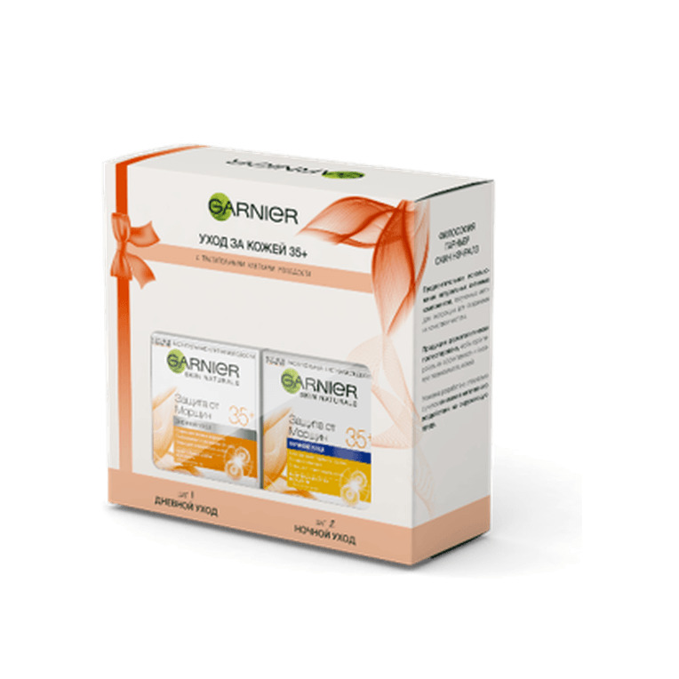 Набор Антивозрастной уход Защита от морщин 35+ : Крем дневной 50мл + Крем ночной 50мл