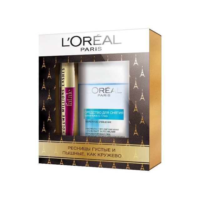 Набор: Тушь Fatale + Средство для снятия макияжа с глаз