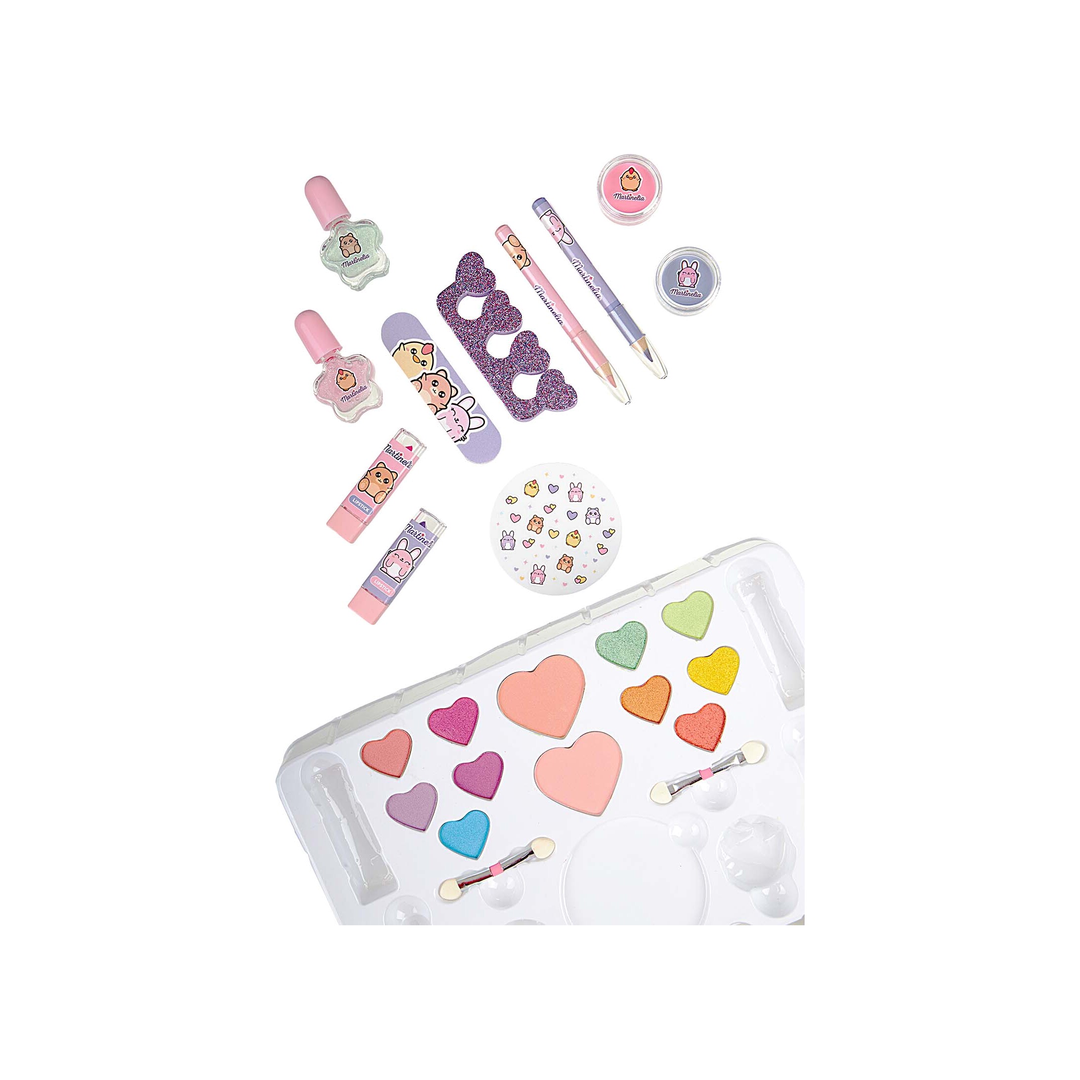 Набор косметики для девочек в кейсе I love you  купить в VISAGEHALL