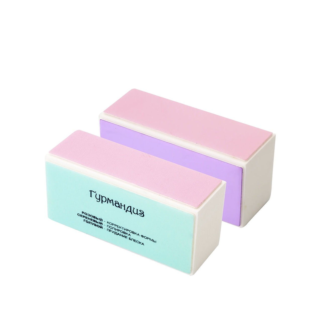 Брусок полировочный для ногтей цветной  купить в VISAGEHALL