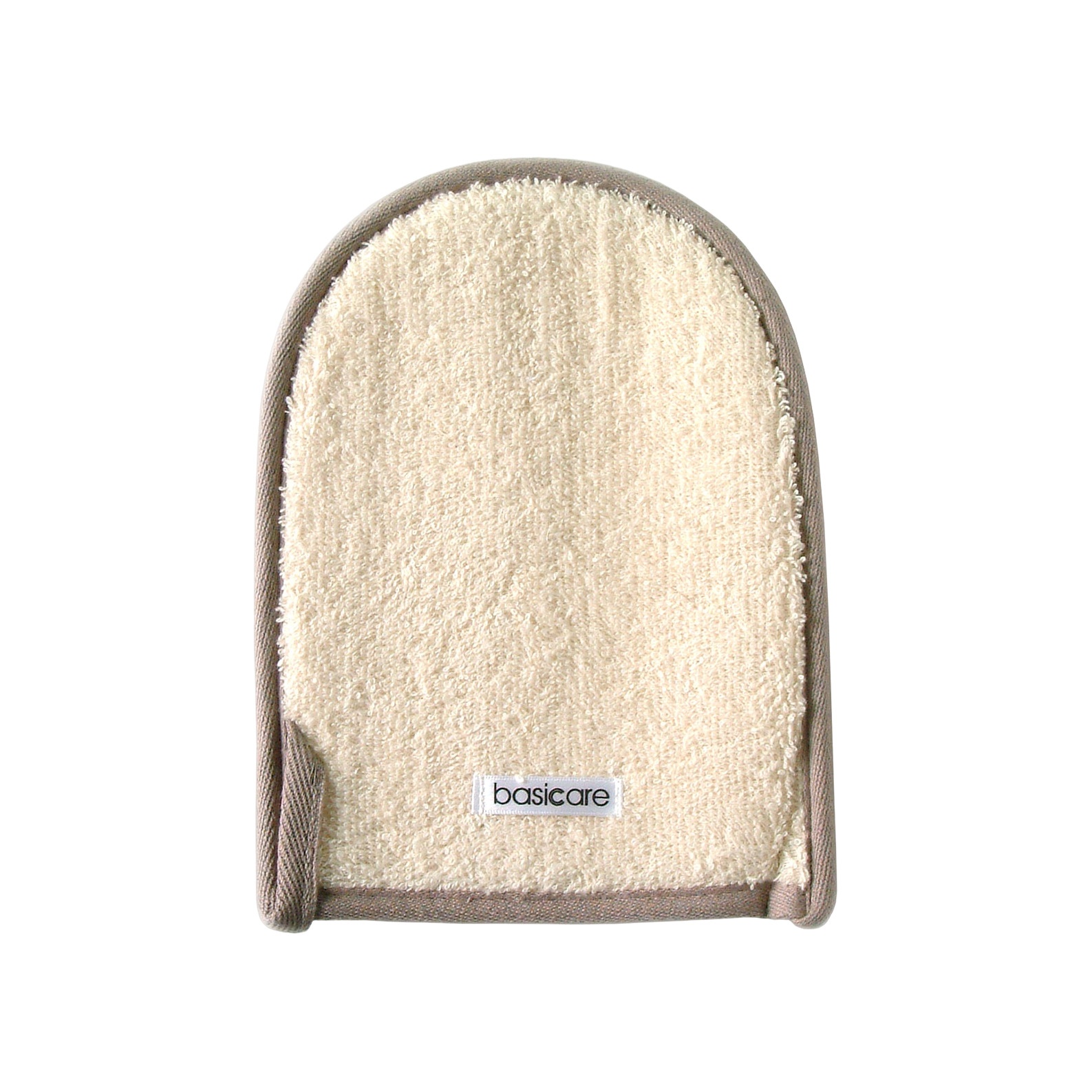 Мочалка-варежка банная люфа махровая ткань  купить в VISAGEHALL