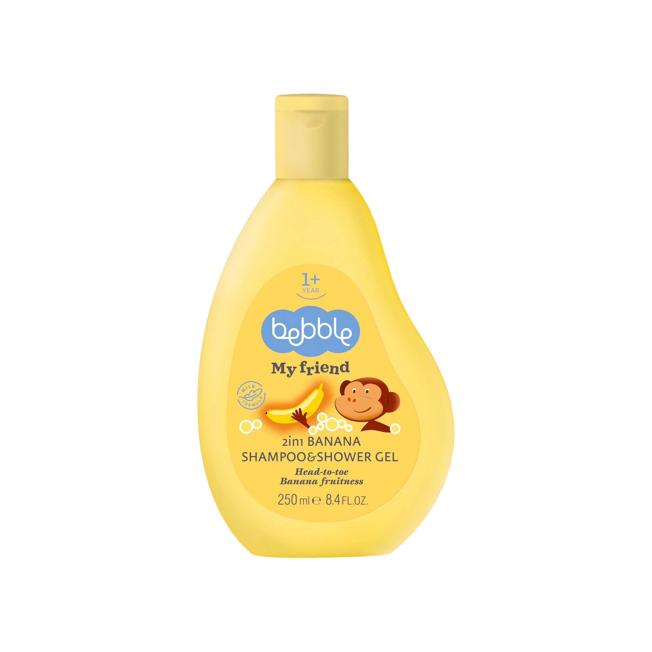 Шампунь и гель для душа 2в1 с ароматом Банана 1 год+ My Friend  купить в VISAGEHALL