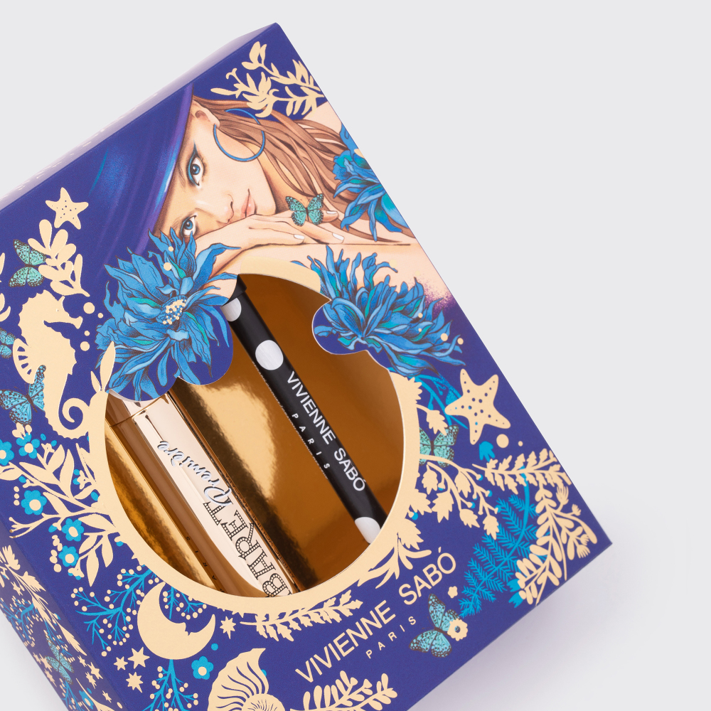 Набор подарочный: Тушь для ресниц Artistic Volume Cabaret+Карандаш для глаз Crayon Contour des Yeux купить в VISAGEHALL