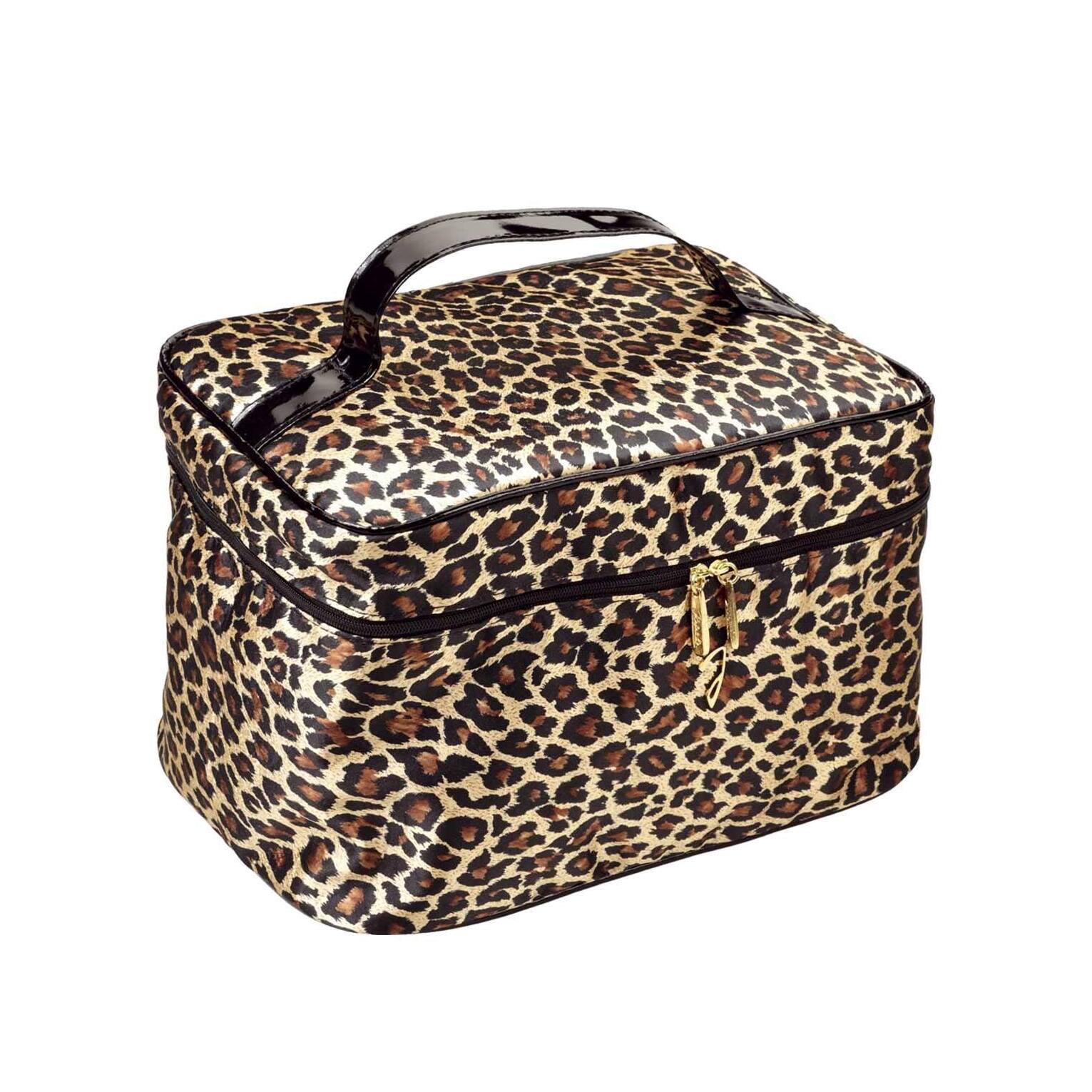 Косметичка леопардовая большая купить в VISAGEHALL