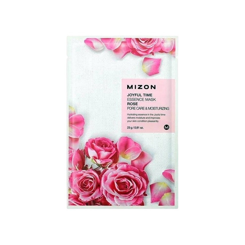 Маска для лица тканевая с экстрактом лепестков розы Joyful Time Essence