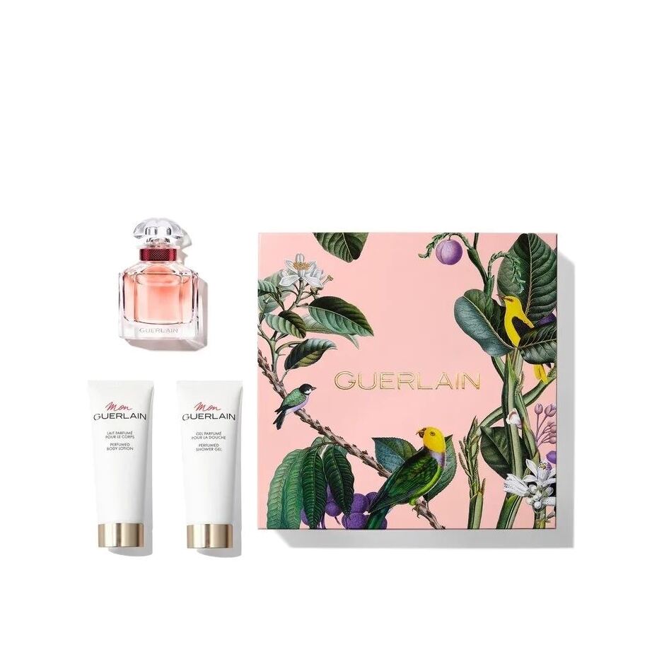 Набор Mon Guerlain Bloom Of Rose edt 50мл + Молочко для тела 75мл + Гель для душа 75мл 