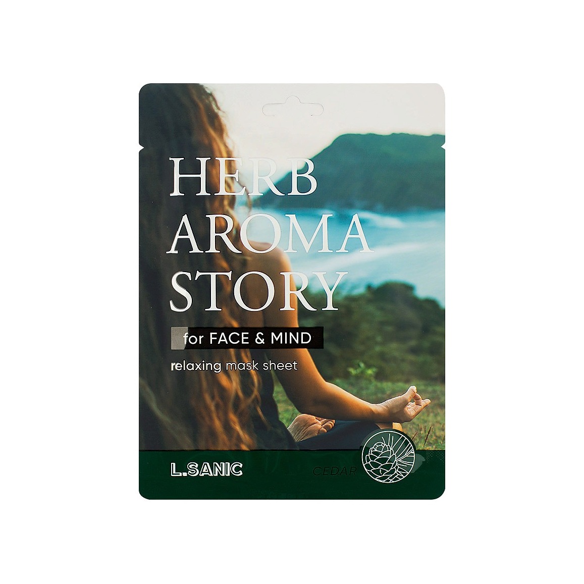 Маска тканевая с экстрактом кедра и эффектом ароматерапии купить в VISAGEHALL