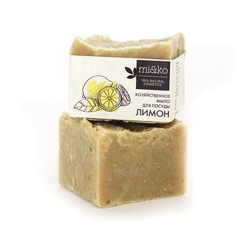 Мыло хозяйственное для мытья посуды Лимон 