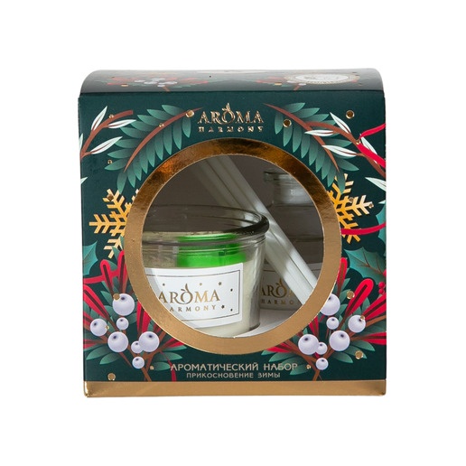Набор Прикосновение зимы диффузор + свеча