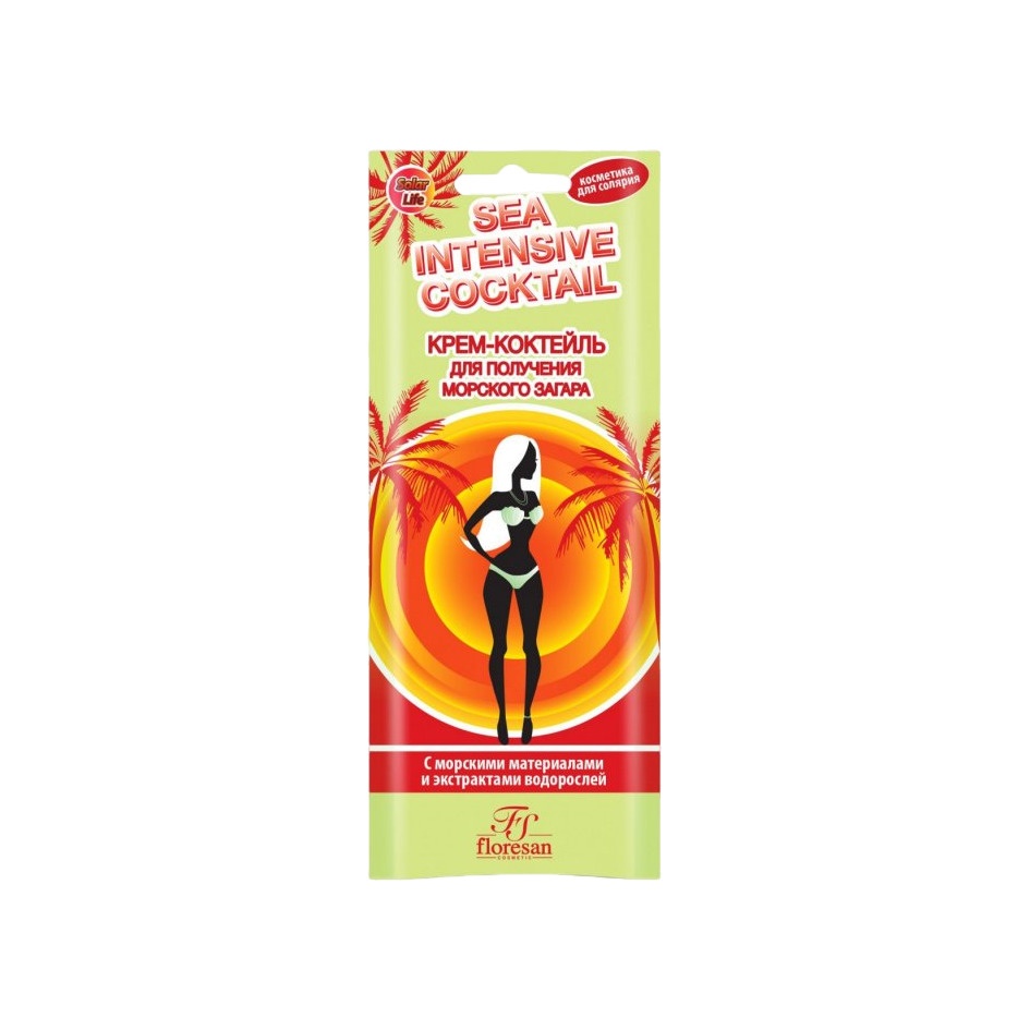 Крем-коктейль для получения морского загара