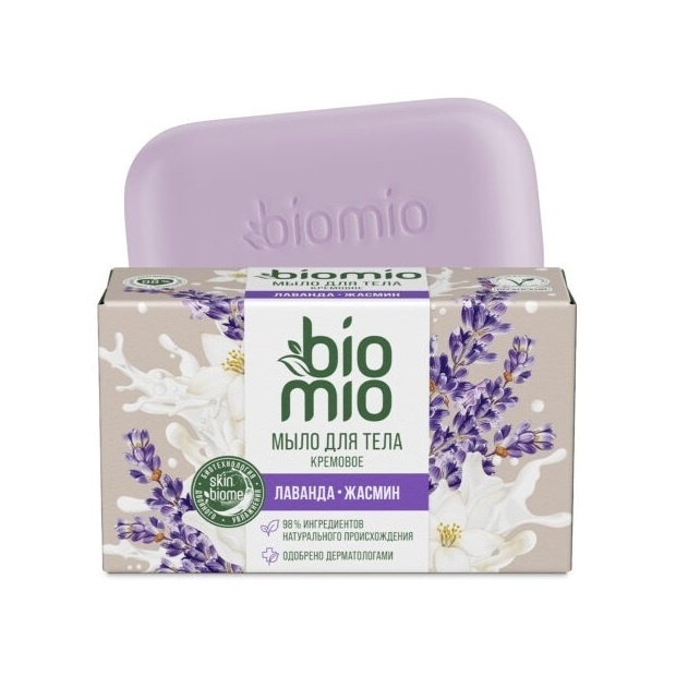 Мыло кремовое для тела с эфирным маслом лаванды