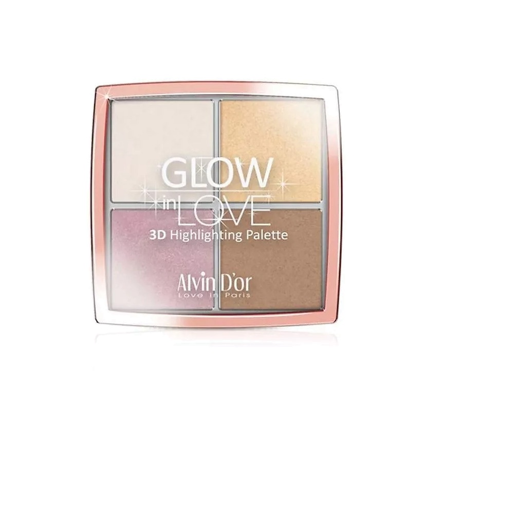 Хайлайтер для лица пудровый 4в1 Glow In Love