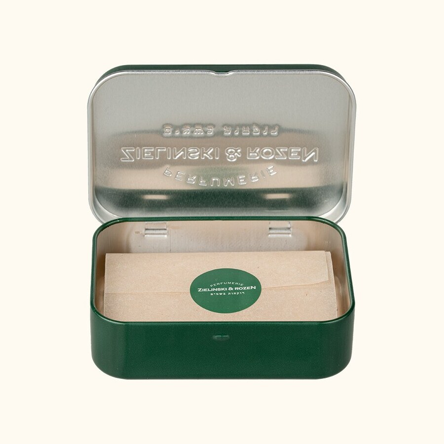 Твердое мыло в алюминиевой мыльнице Черный Ветивер, Амбра купить в VISAGEHALL