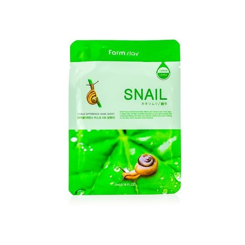 Тканевая маска для лица с муцином улитки Visible Difference Mask sheet