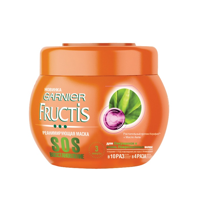 Маска для волос SOS-восстановление Fructis