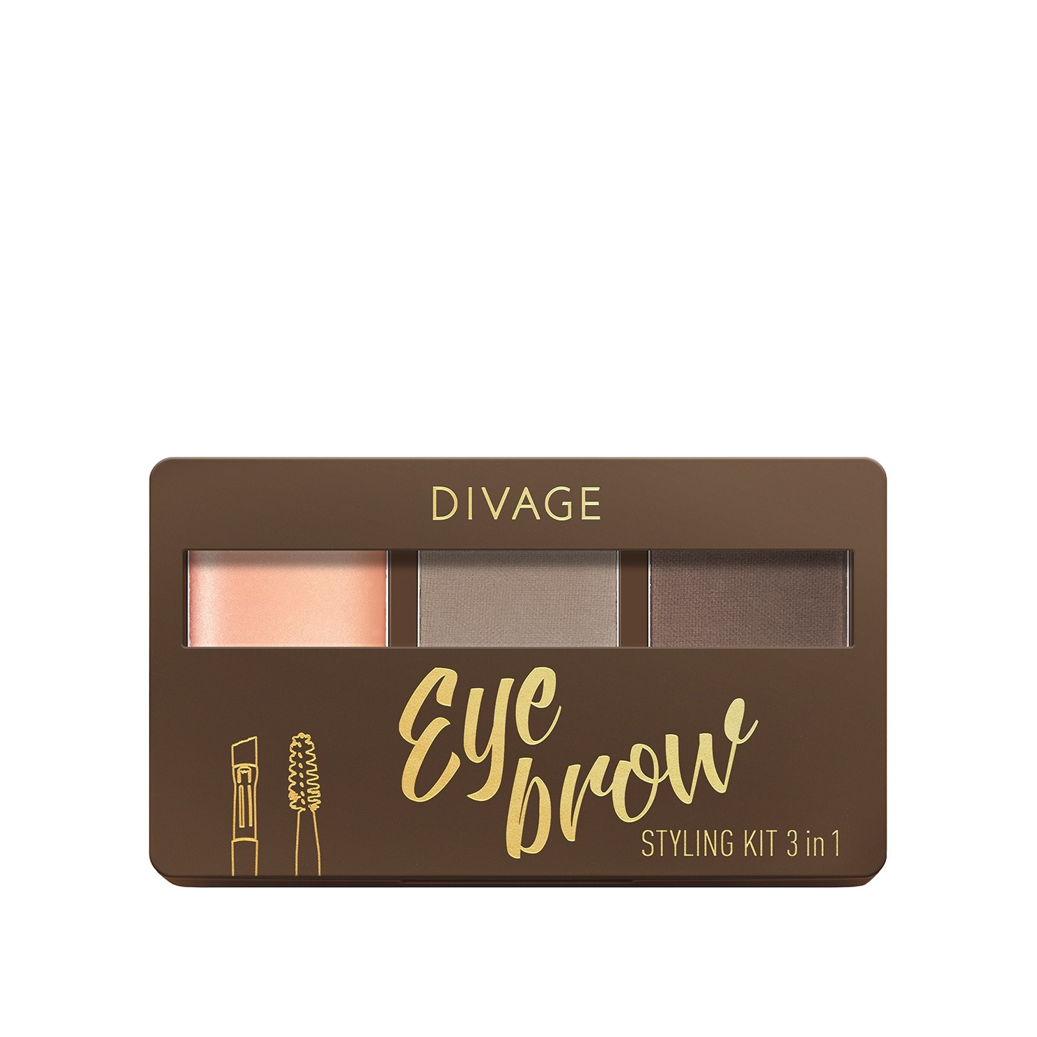 Набор для бровей с воском Eyebrow Styling Kit 3in1 купить в VISAGEHALL