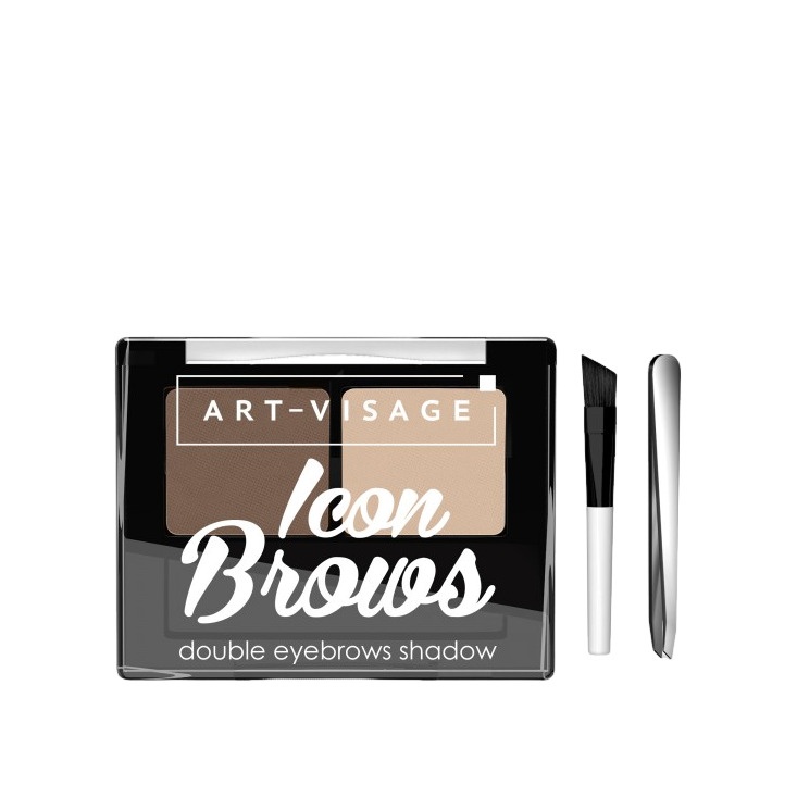 Тени двойные для бровей Icon Brows