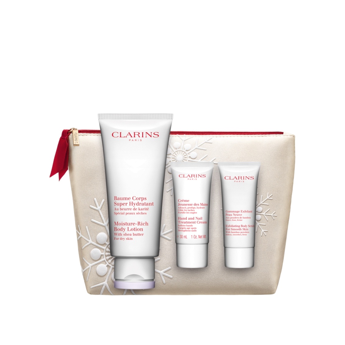 Набор Бальзам для тела 200 мл + Крем для тела отшелушивающий 30 мл + Крем для рук 30 мл купить в VISAGEHALL