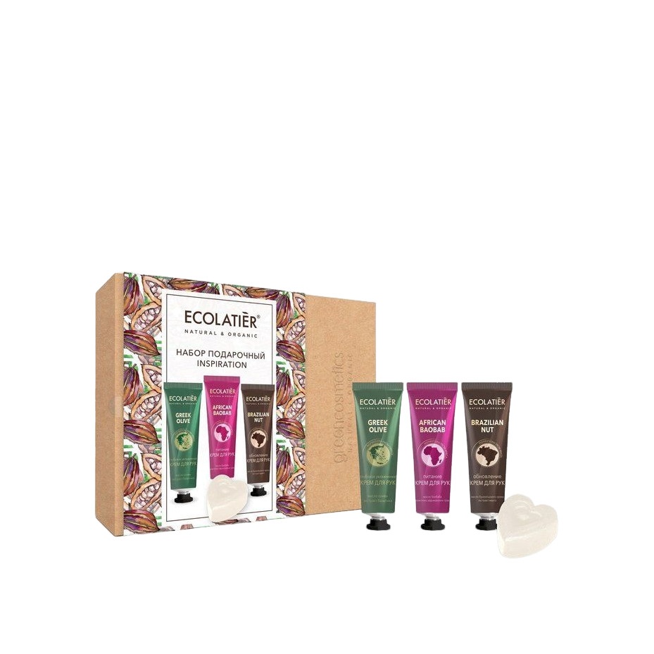 Набор Inspirations: Крем для рук 30мл (3шт) + Мыло глицериновое 