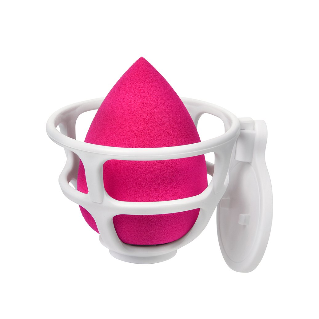 Спонж для макияжа с корзинкой Blender Makeup Sponge Red купить в VISAGEHALL