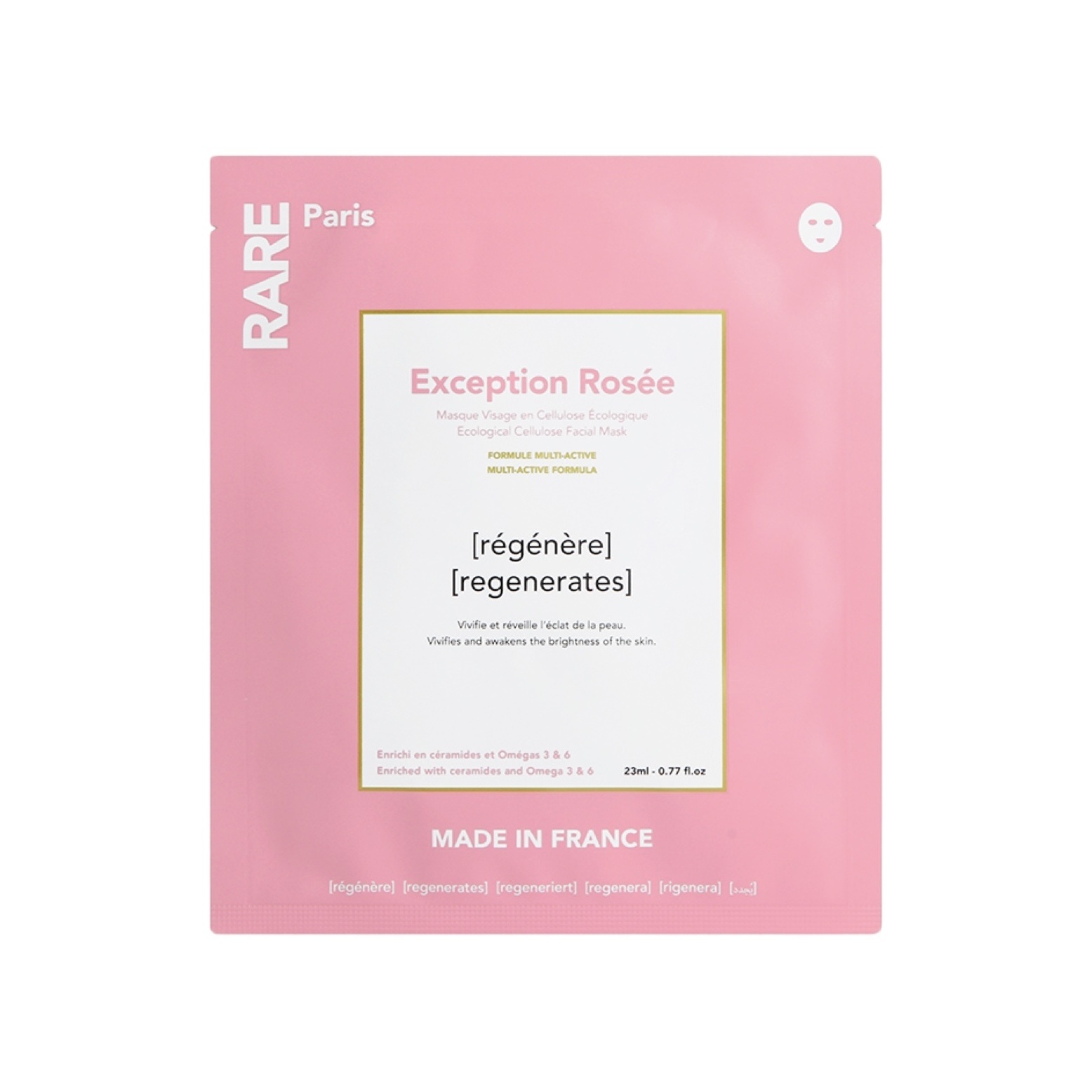 Маска тканевая для лица восстанавливающая Exception Rosée  купить в VISAGEHALL