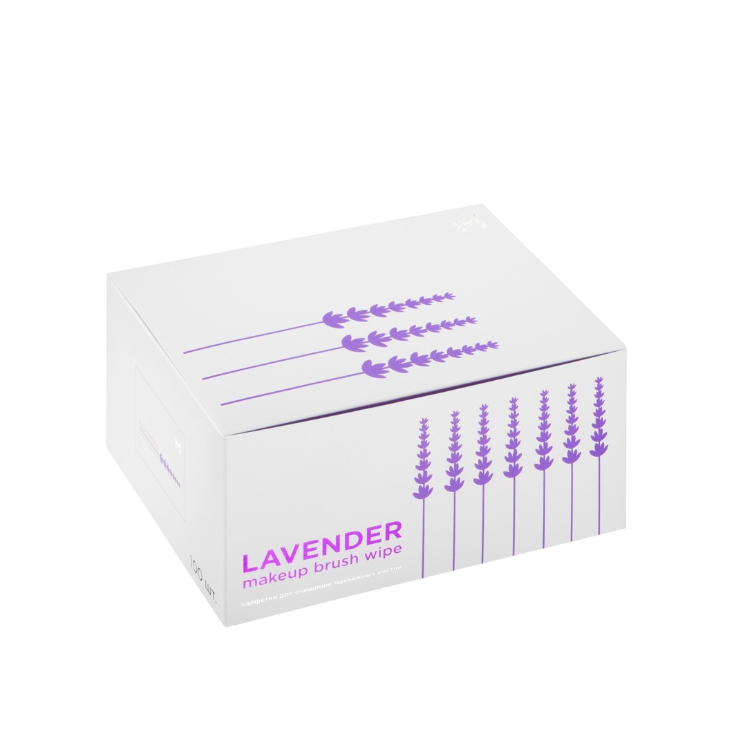 Салфетки для очищения макияжных кистей Lavender 