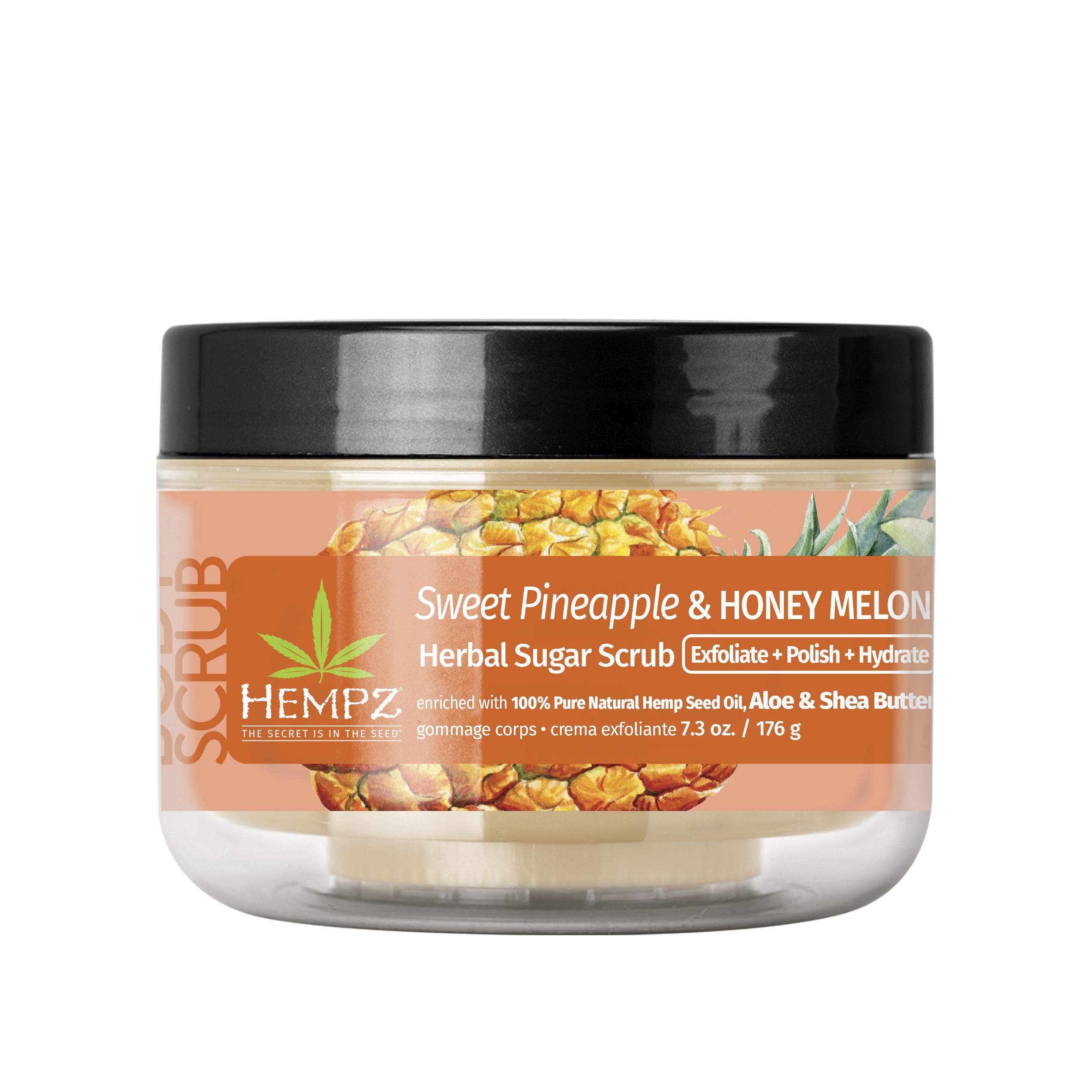 Скраб для тела сахарный Ананас и Медовая дыня  купить в VISAGEHALL