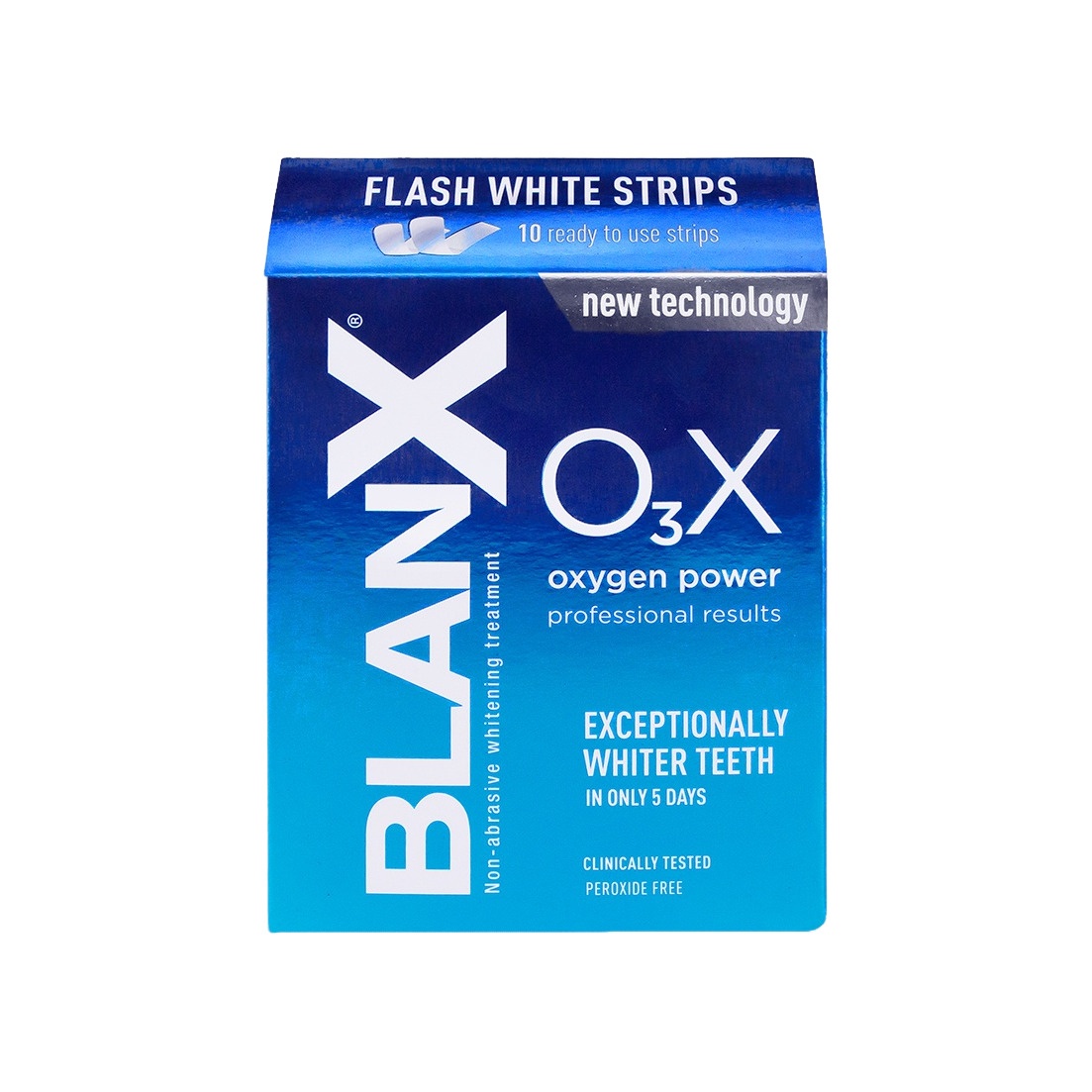 Полоски отбеливающие O3X Flash White Strips  купить в VISAGEHALL