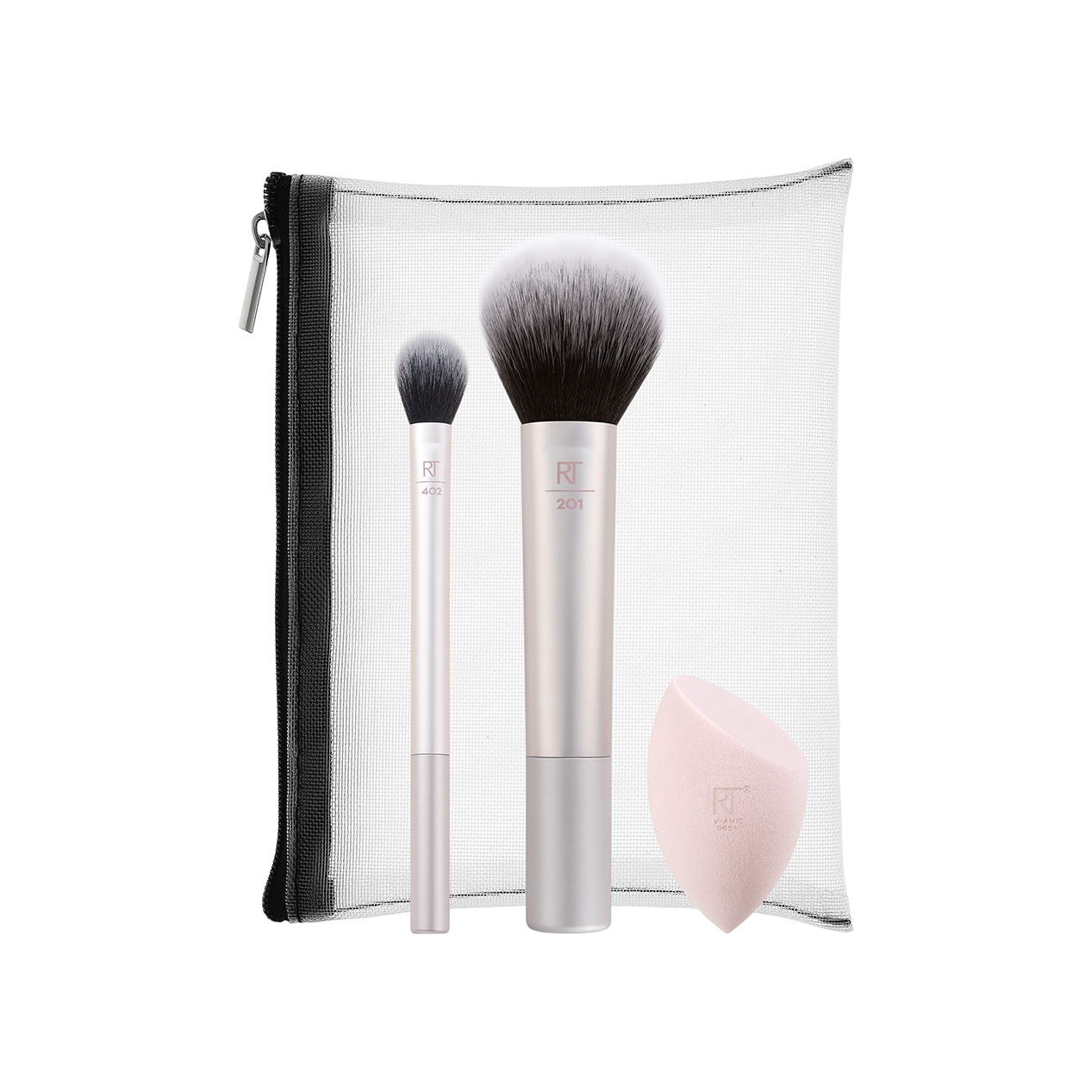 Набор кистей для макияжа с косметичкой Naturally Radiant Sponge + Brush Kit купить в VISAGEHALL